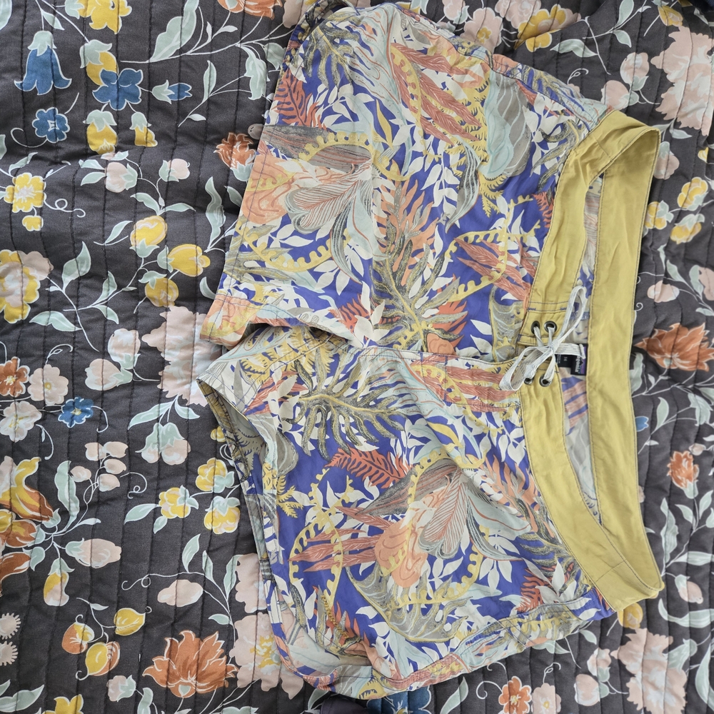 Patagonia Multicolor Floral Athletic Shorts